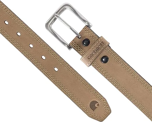 Accessoires_Carhartt_Accessoires Leder-Dreifachstich-Gürtel