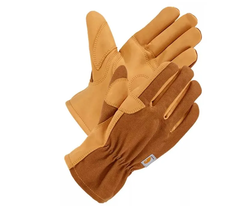 Accessoires_Carhartt_Accessoires Herren Duck Synthetik-Leder Handschuhe mit offenem Bund