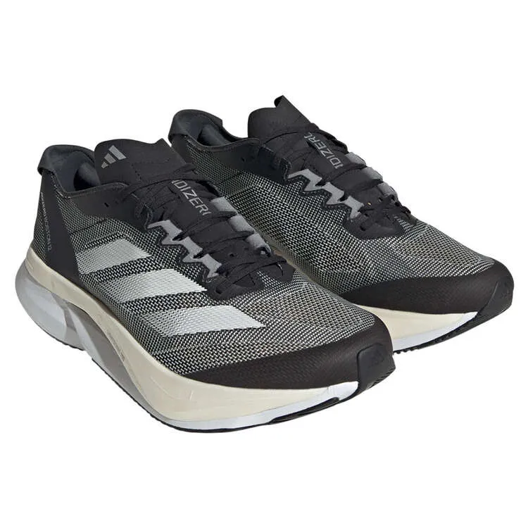 Adidas Adizero Boston 12 Damen Schwarz Weiß Carbon