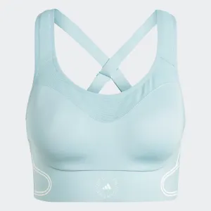 Adidas By Stella McCartney TruePace Damen XL Blau Sport-BH mit hohem Halt ERK617