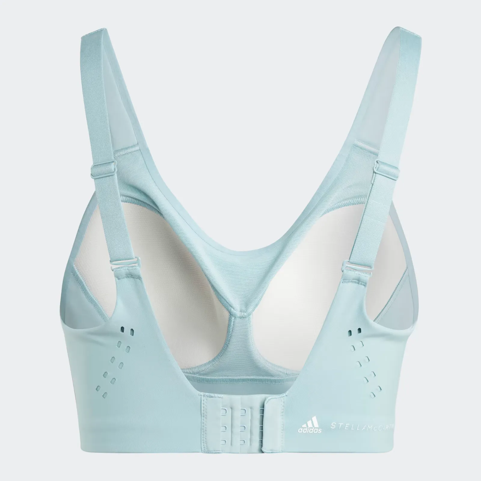 Adidas By Stella McCartney TruePace Damen XL Blau Sport-BH mit hohem Halt ERK617