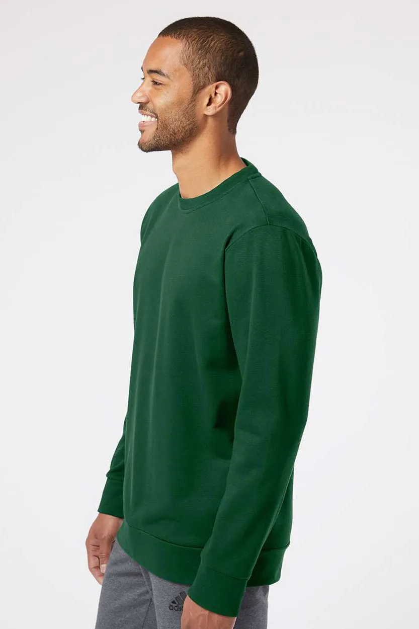 Adidas Herren Fleece Pullover mit Rundhalsausschnitt - Collegiate Grün