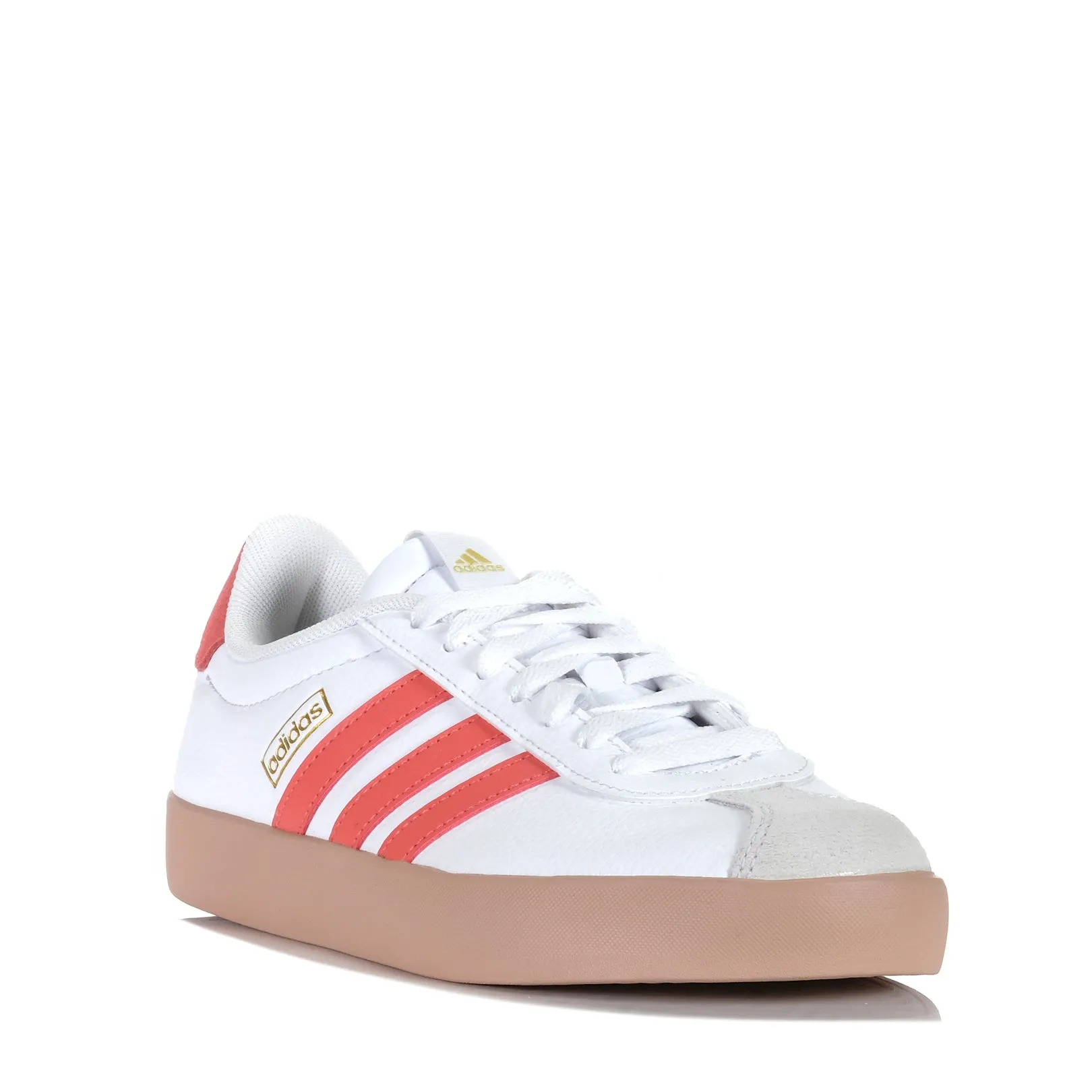 Adidas VL Court 3.0 Damen Weiß/Vorgetragener Scharlach