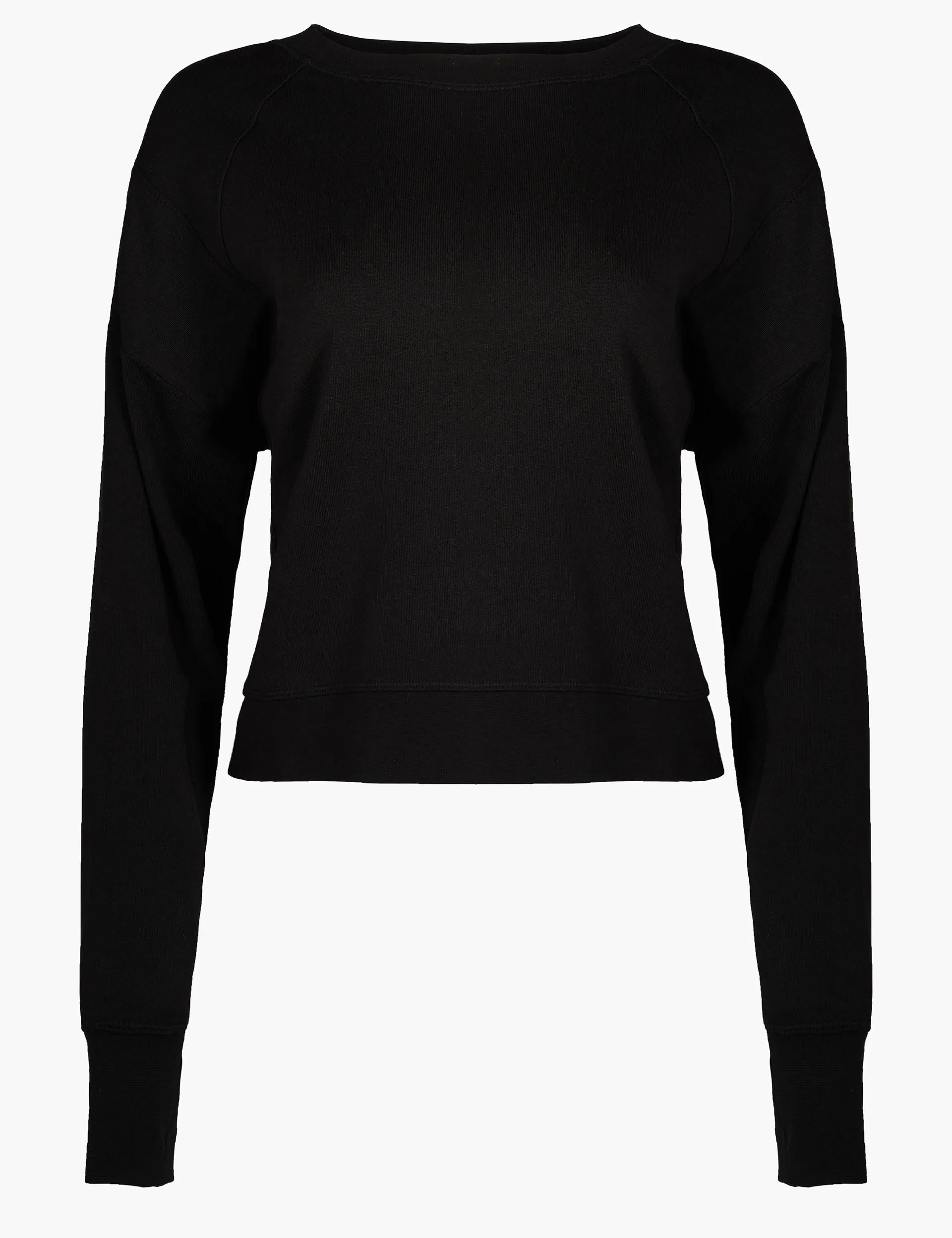 After Class Crop Sweatshirt - Schwarz
