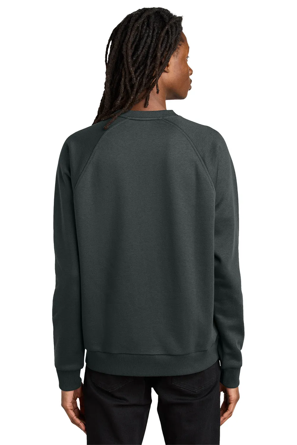 Allmade Herren CVC-Fleece Rundhalspullover - Geländegrau