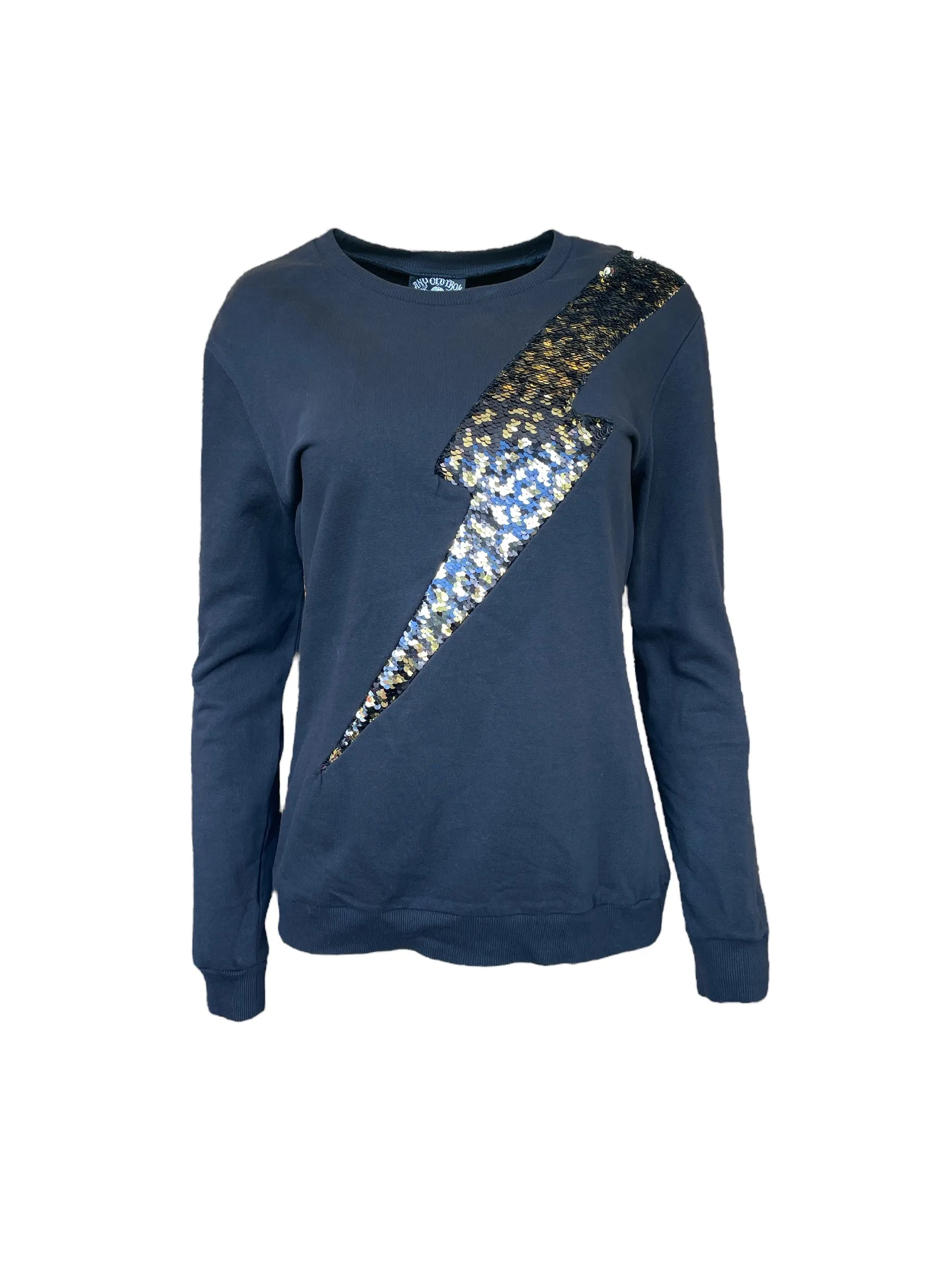 Any Old Iron Goldener Leopard Blitz Sweatshirt