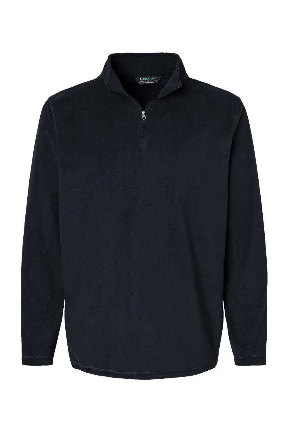 Augusta Sportswear Herren Eco Revive Micro Lite Fleece 1/4-Zip Sweatshirt - Schwarz