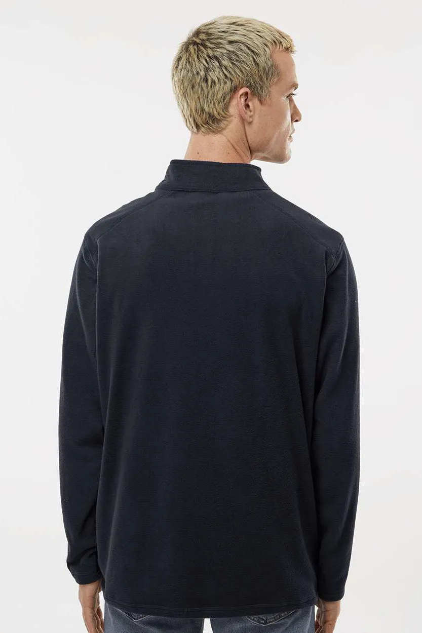 Augusta Sportswear Herren Eco Revive Micro Lite Fleece 1/4-Zip Sweatshirt - Schwarz