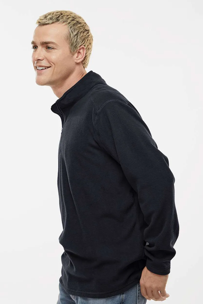 Augusta Sportswear Herren Eco Revive Micro Lite Fleece 1/4-Zip Sweatshirt - Schwarz