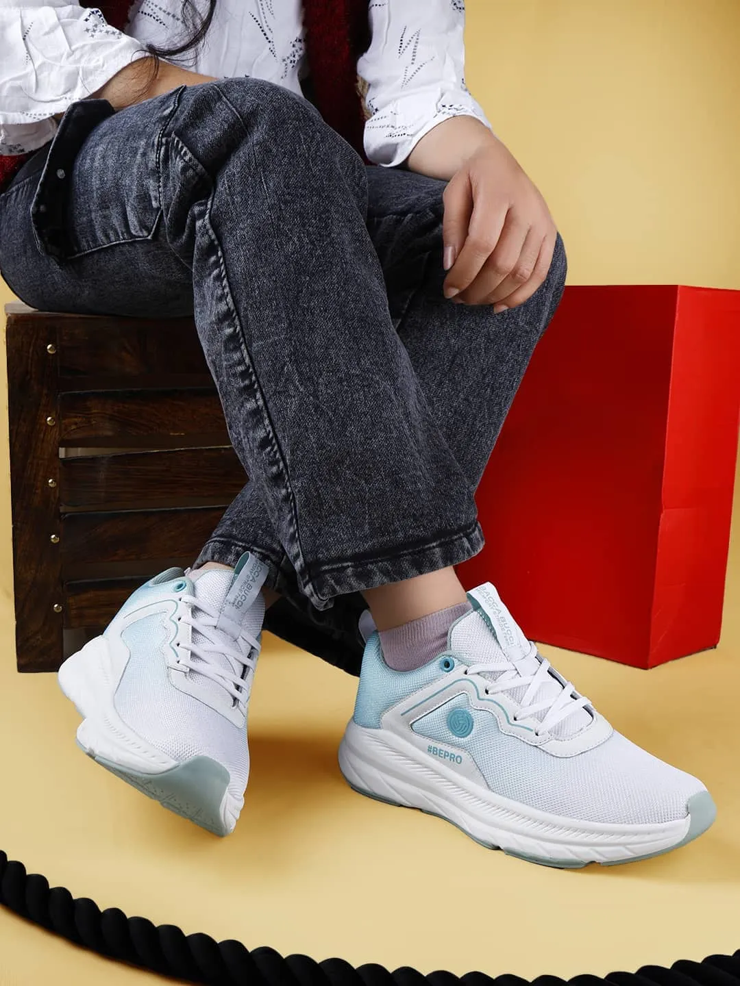 Bacca Bucci Nexus Damen-Sneaker mit dicker Sohle für Lauf- und Sportaktivitäten