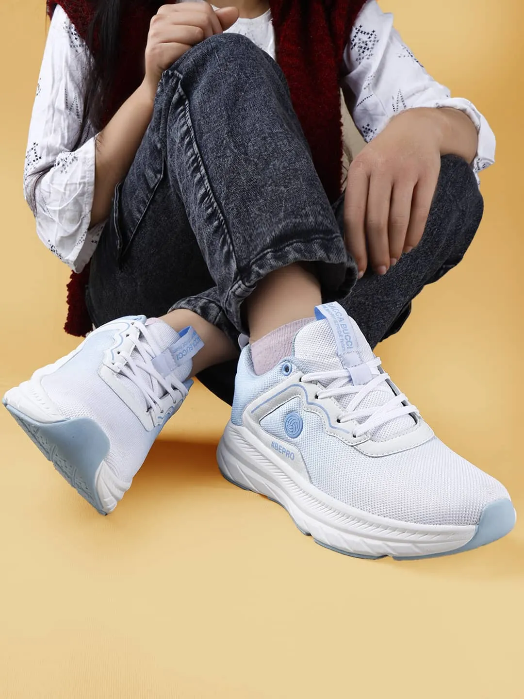 Bacca Bucci Nexus Damen-Sneaker mit dicker Sohle für Lauf- und Sportaktivitäten