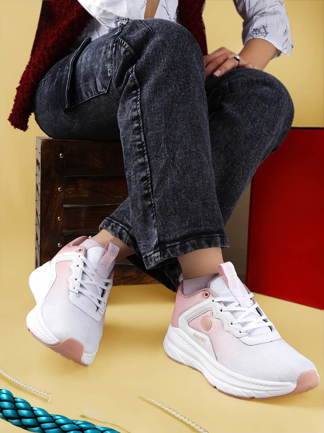Bacca Bucci Nexus Damen-Sneaker mit dicker Sohle für Lauf- und Sportaktivitäten