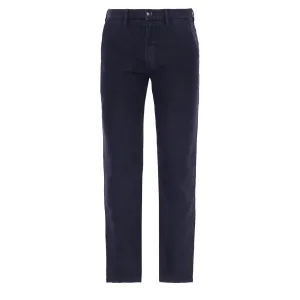 Barbour Moleskin Maßgeschneiderte Hose Marineblau