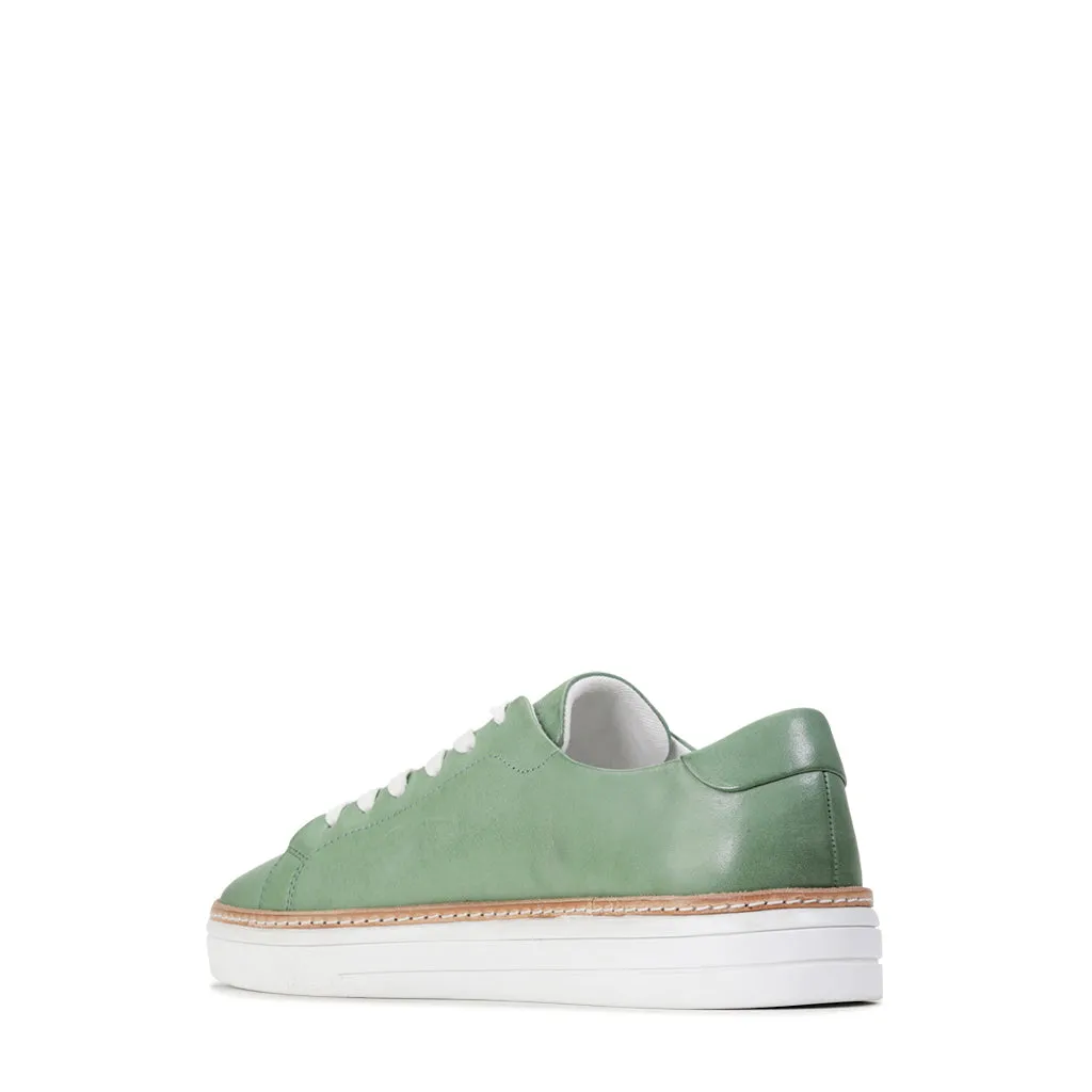HELLER NIEDRIGER SNEAKER AUS LEDER
