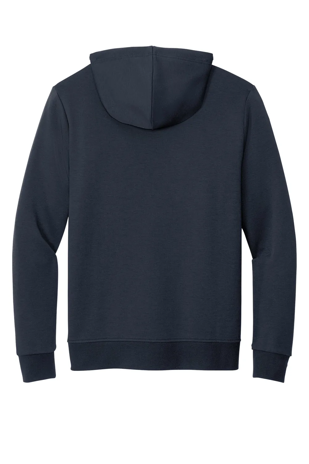 Brooks Brothers Herren Hoodie mit Kapuze und Taschen aus Doppelstrick - Nachtmarineblau