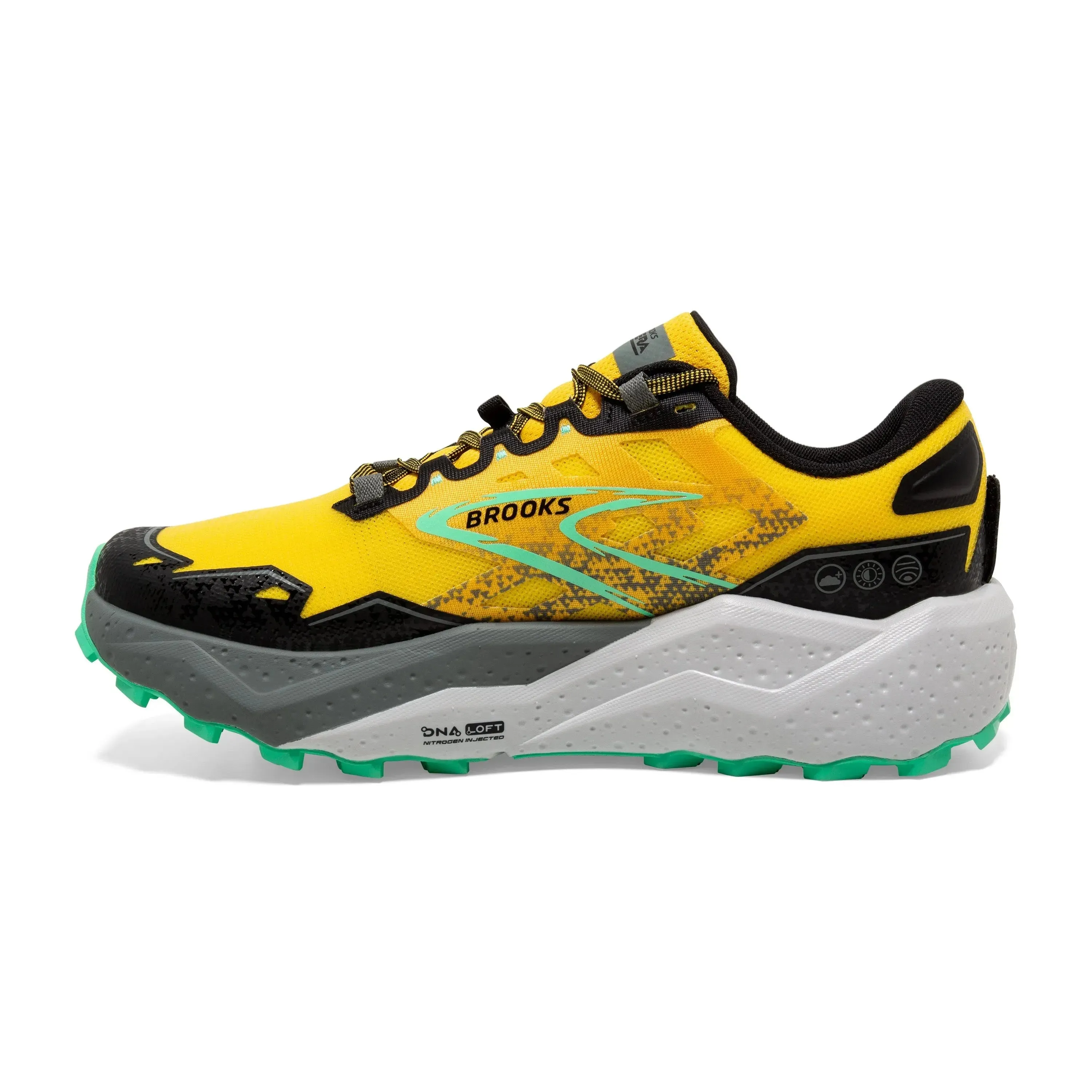 Brooks Caldera 7 Herren Trailrunning-Schuhe Gelb