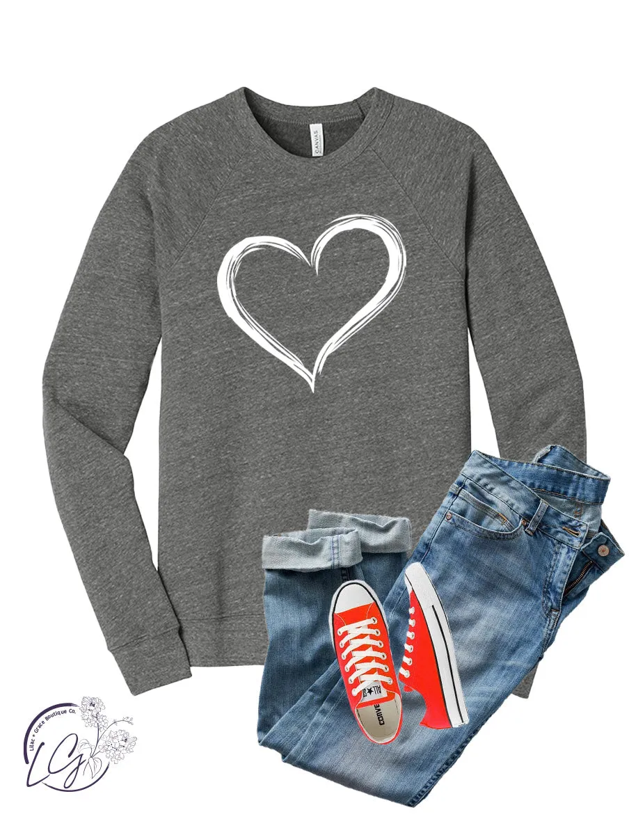 Brush Heart T-Shirts & Crewnecks