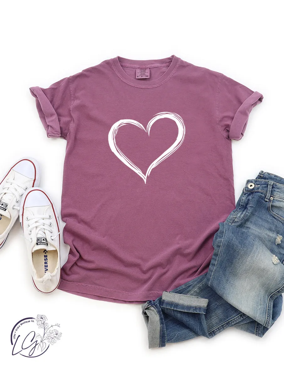 Brush Heart T-Shirts & Crewnecks