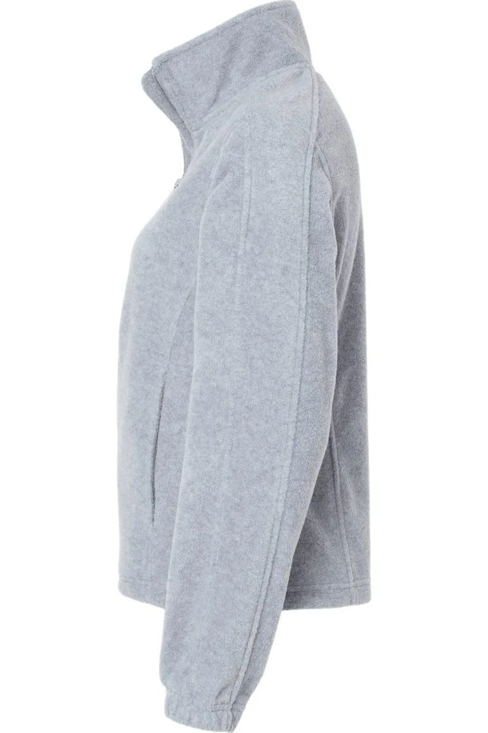 Burnside Damen Polar Fleece Jacke mit Vollreißverschluss