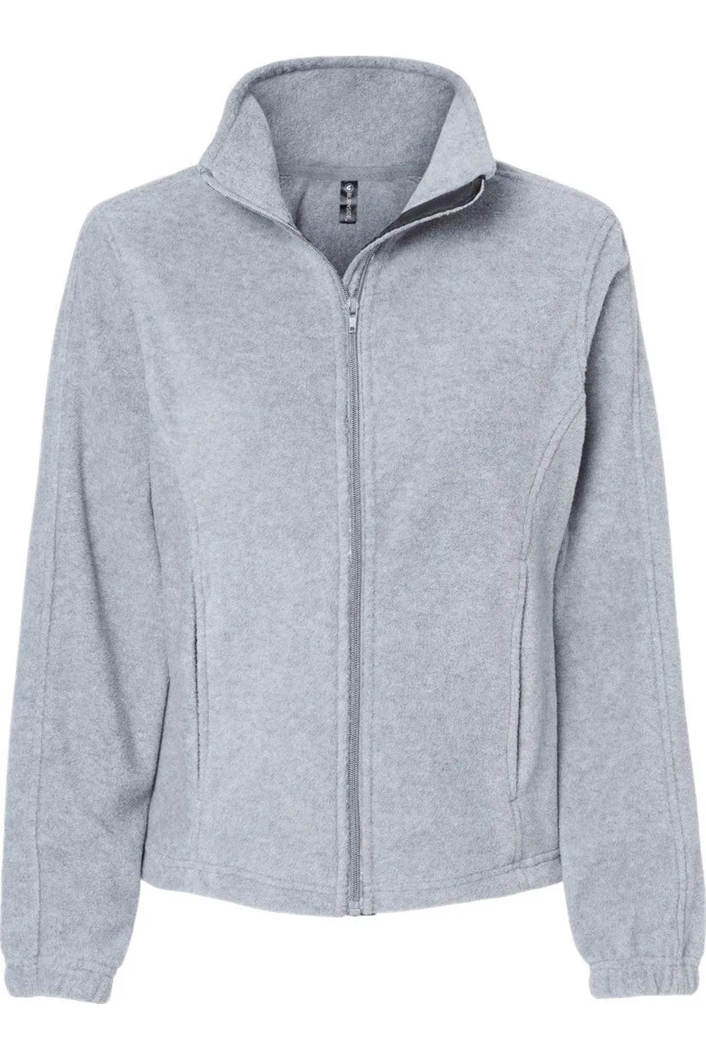 Burnside Damen Polar Fleece Jacke mit Vollreißverschluss