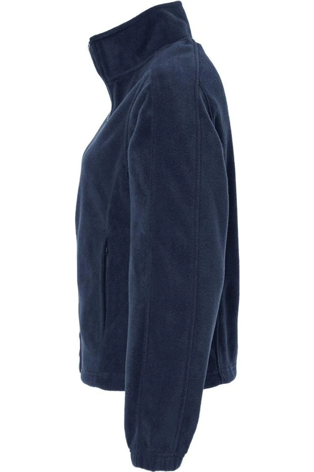 Burnside Damen Polar Fleece Jacke mit Vollreißverschluss