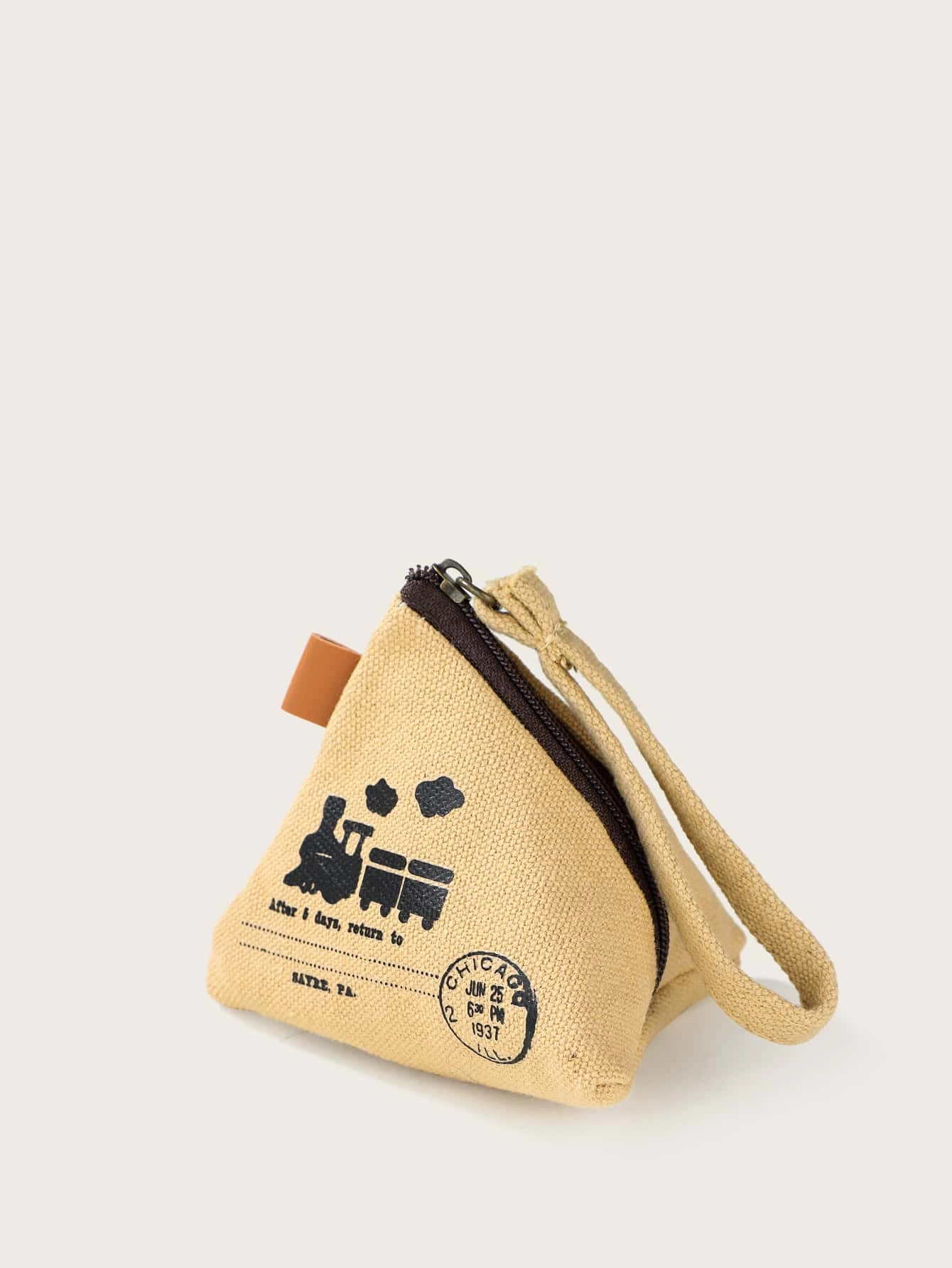 Canvas Pyramid Coin Case