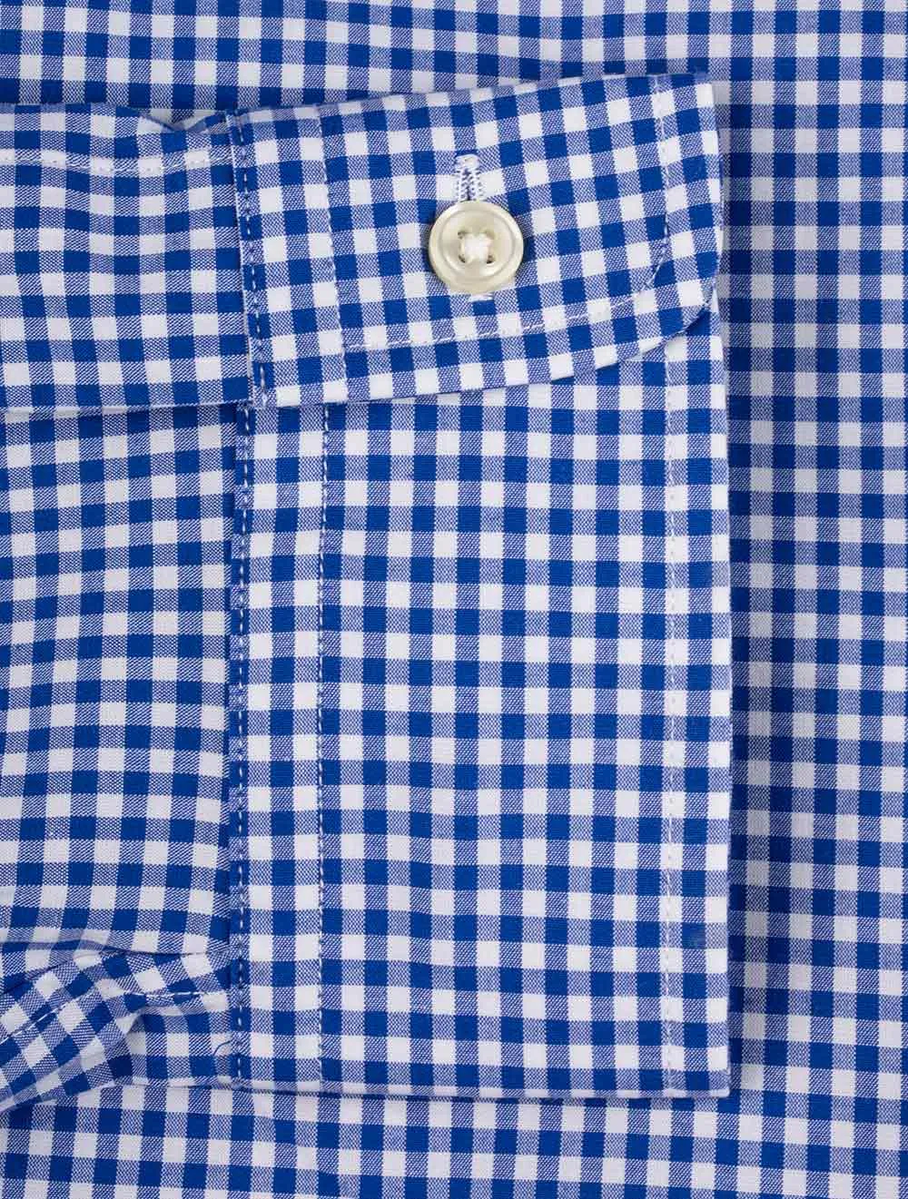 Kariertes Hemd Blau