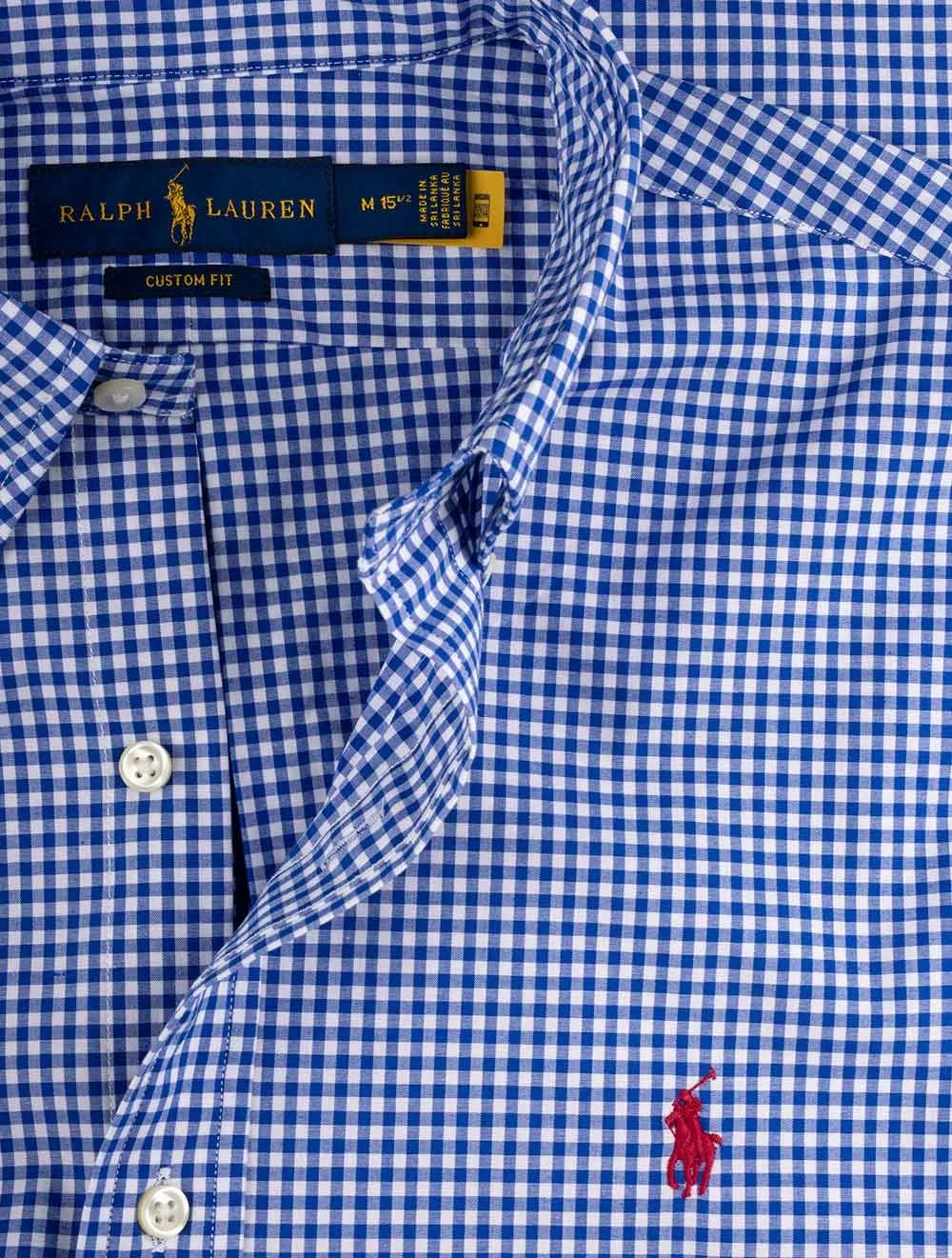 Kariertes Hemd Blau