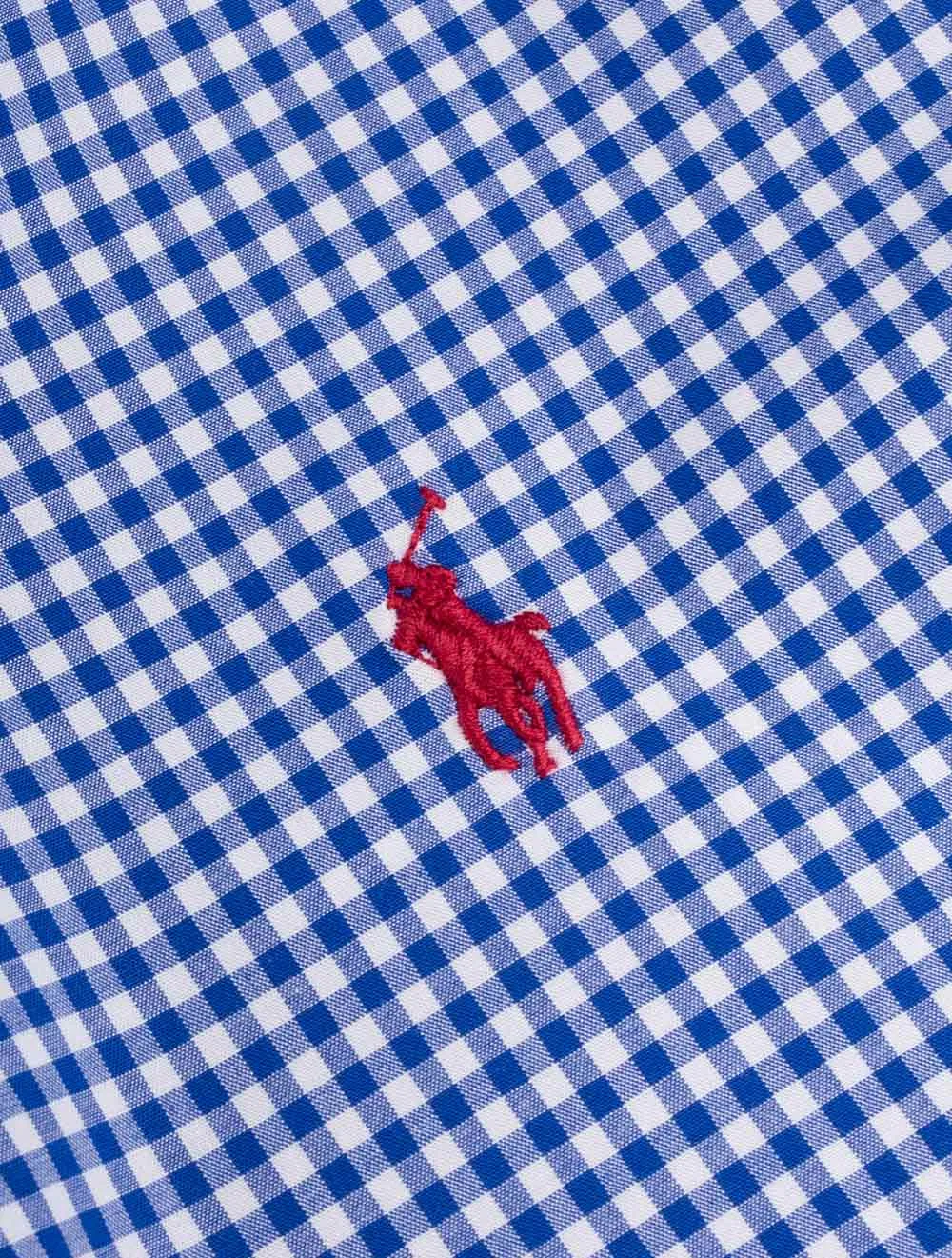 Kariertes Hemd Blau