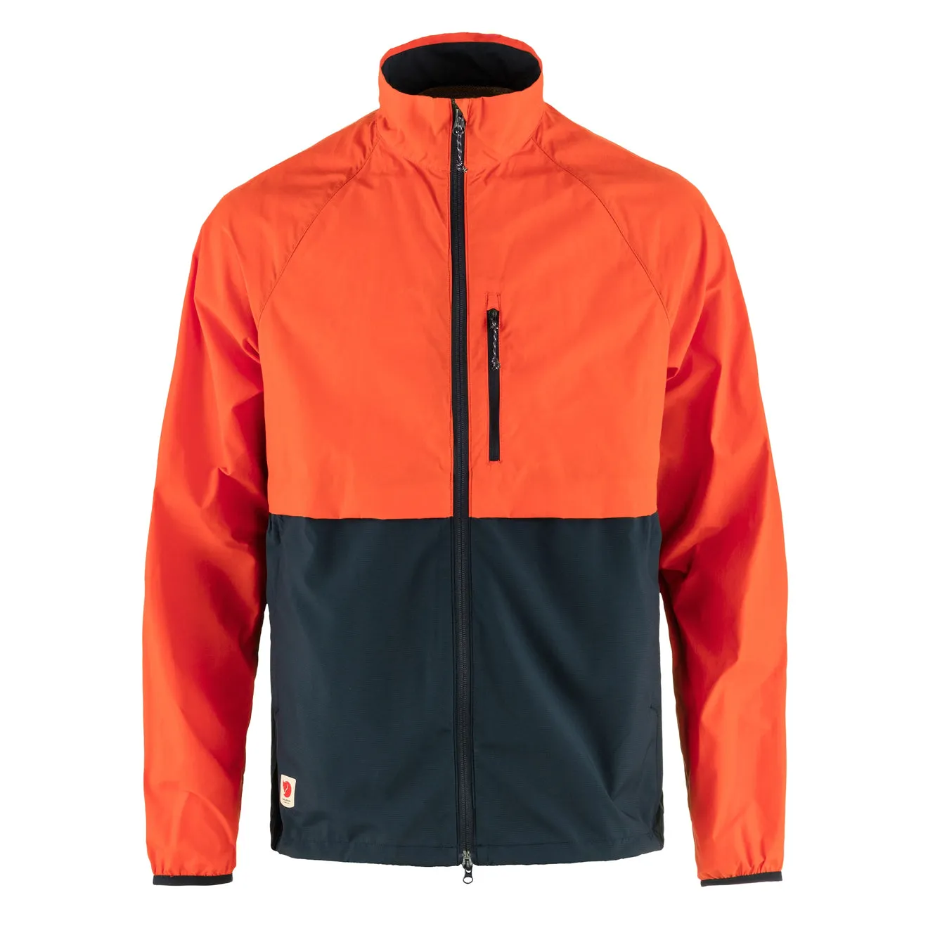 Bekleidung Fjallravenjackets Herren Fjallraven High Coast Hybrid Windjacke Dunkelblau / Flammenorange