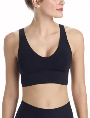 Commando Butter Bequemes Bralette in Schwarz
