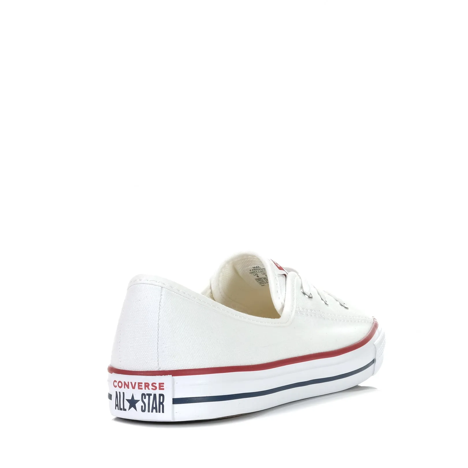 Converse Chuck Taylor Ballett-Schnürung Slip Low Weiß