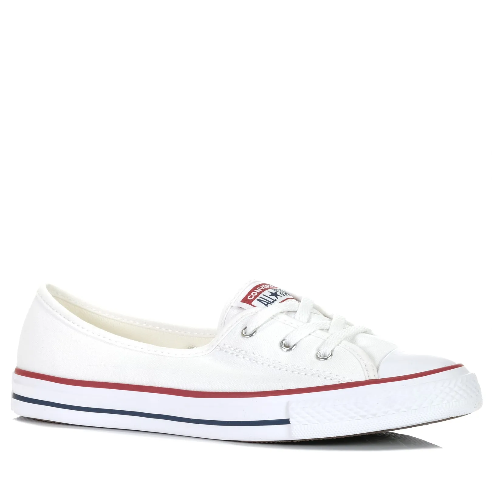Converse Chuck Taylor Ballett-Schnürung Slip Low Weiß