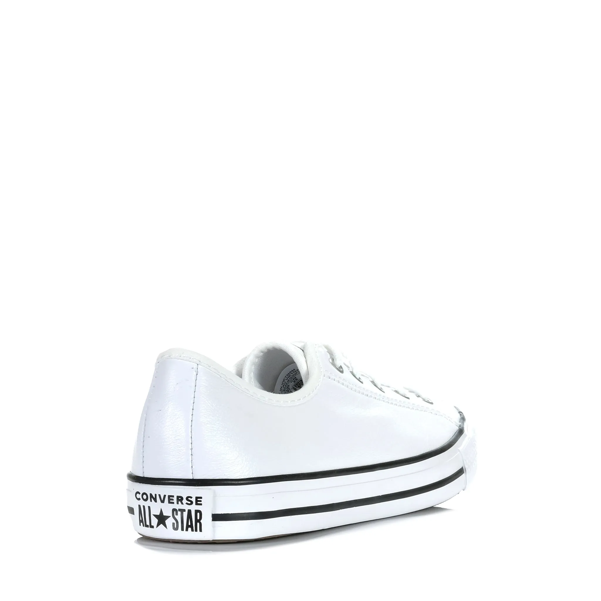 Converse Chuck Taylor Zartes Leder Low Weiß/Schwarz