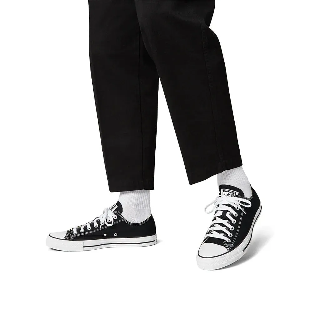 CONVERSE HERSTELLER CHUCK TAYLOR ALL STAR NIEDRIGER SCHUH SCHWARZ/WEIß