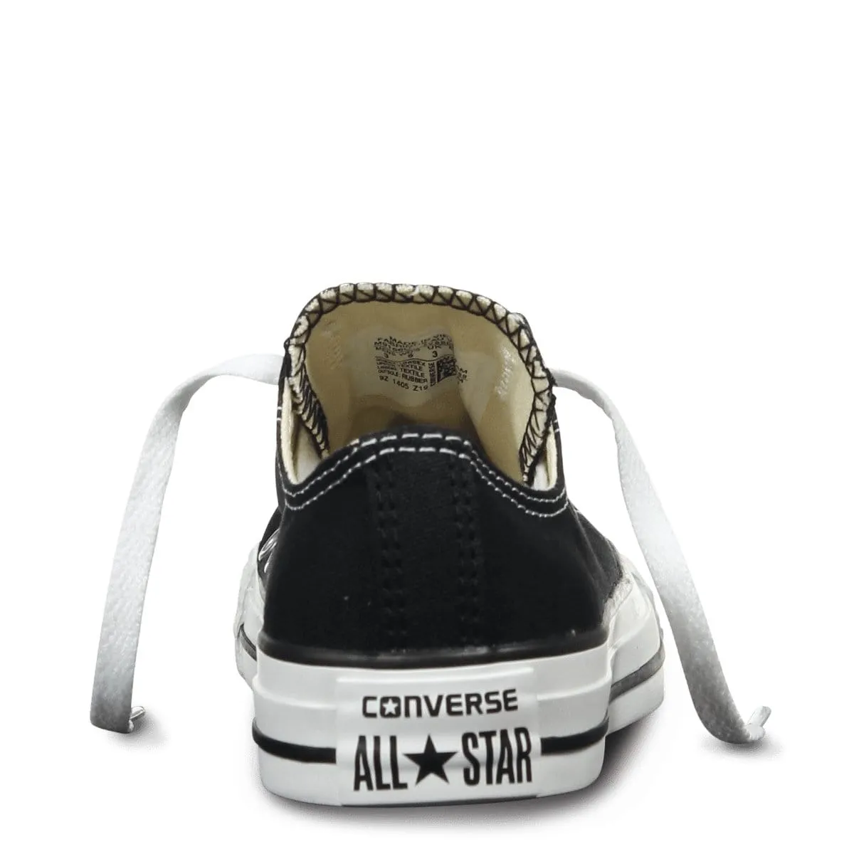 CONVERSE HERSTELLER CHUCK TAYLOR ALL STAR NIEDRIGER SCHUH SCHWARZ/WEIß