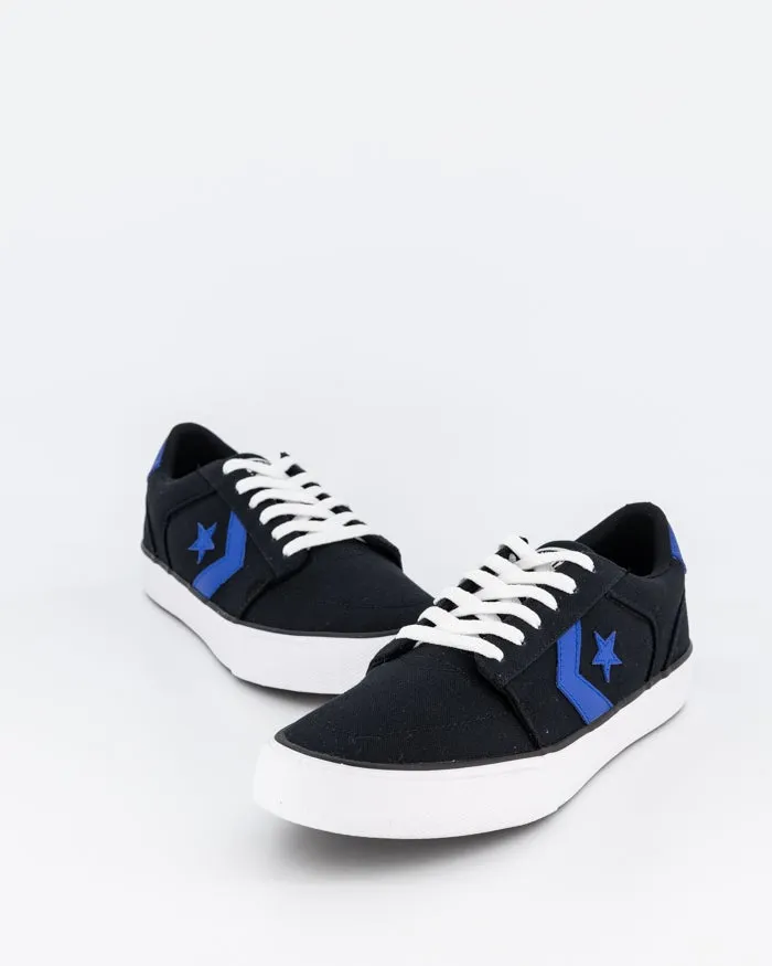 CONVERSE Unisex Belmont Low Schwarz/Weiß/Blau Sneaker