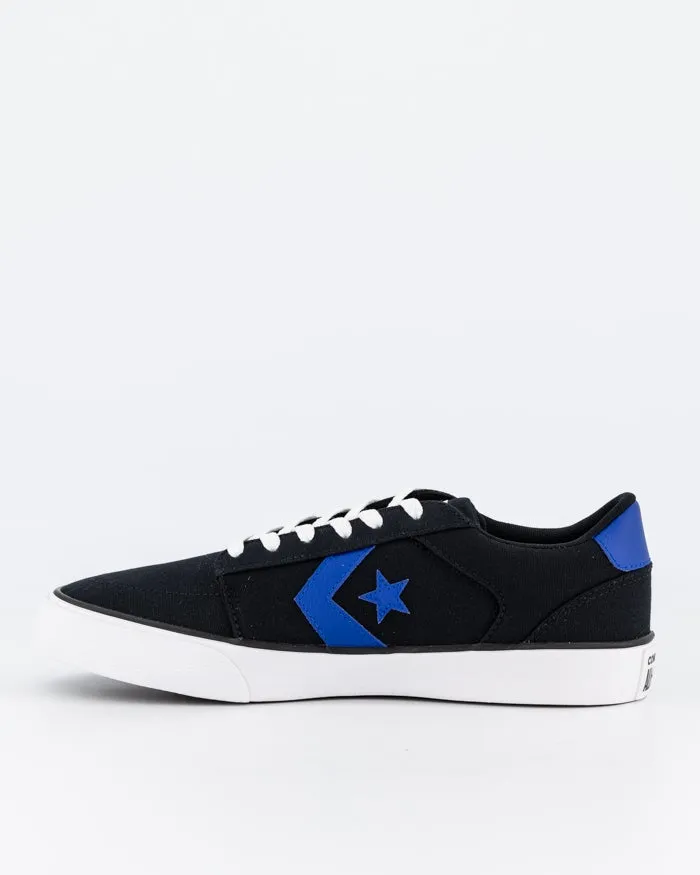CONVERSE Unisex Belmont Low Schwarz/Weiß/Blau Sneaker