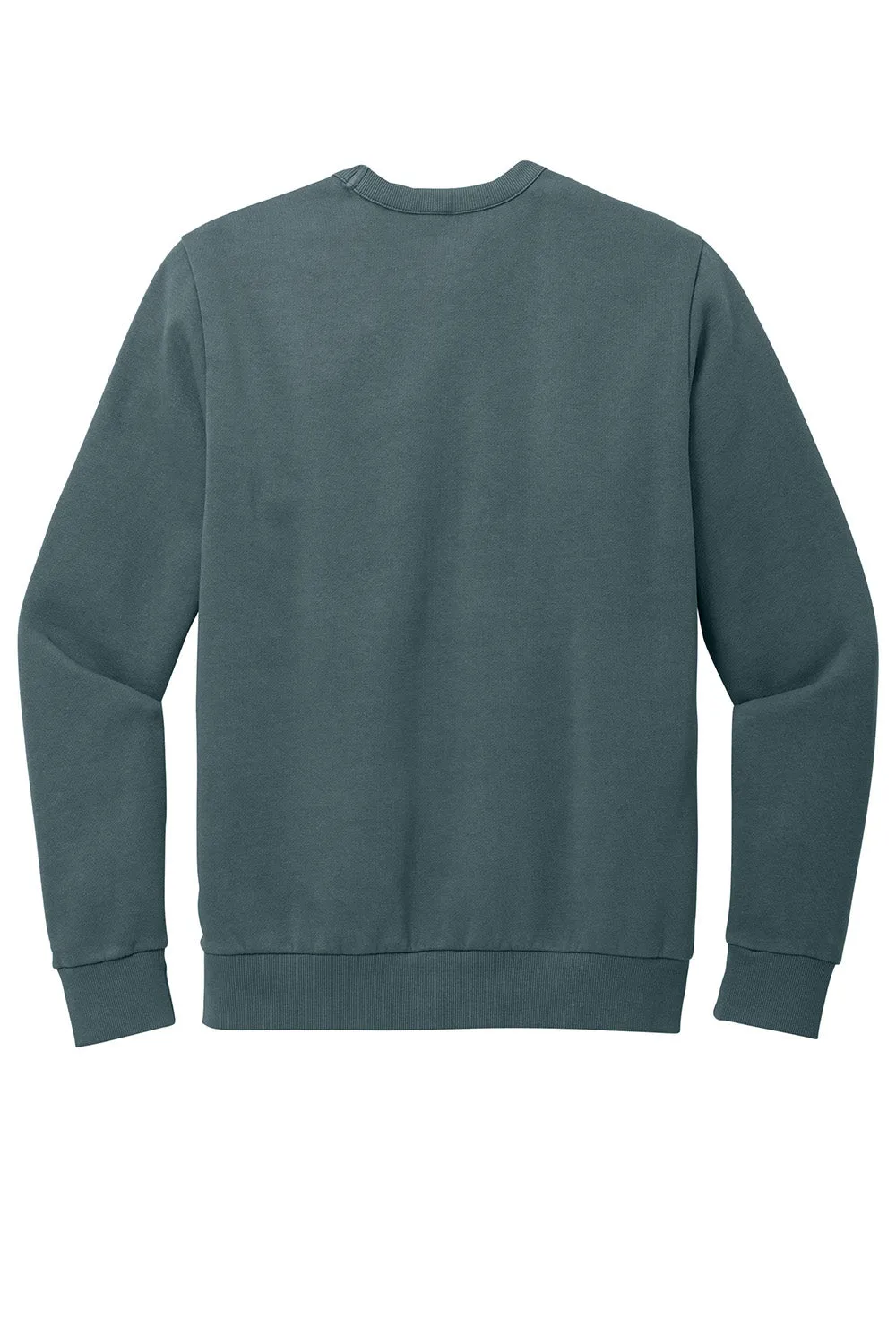 Herrenbezirk Wash Fleece Rundhalspullover - Tiefes Stahlblau