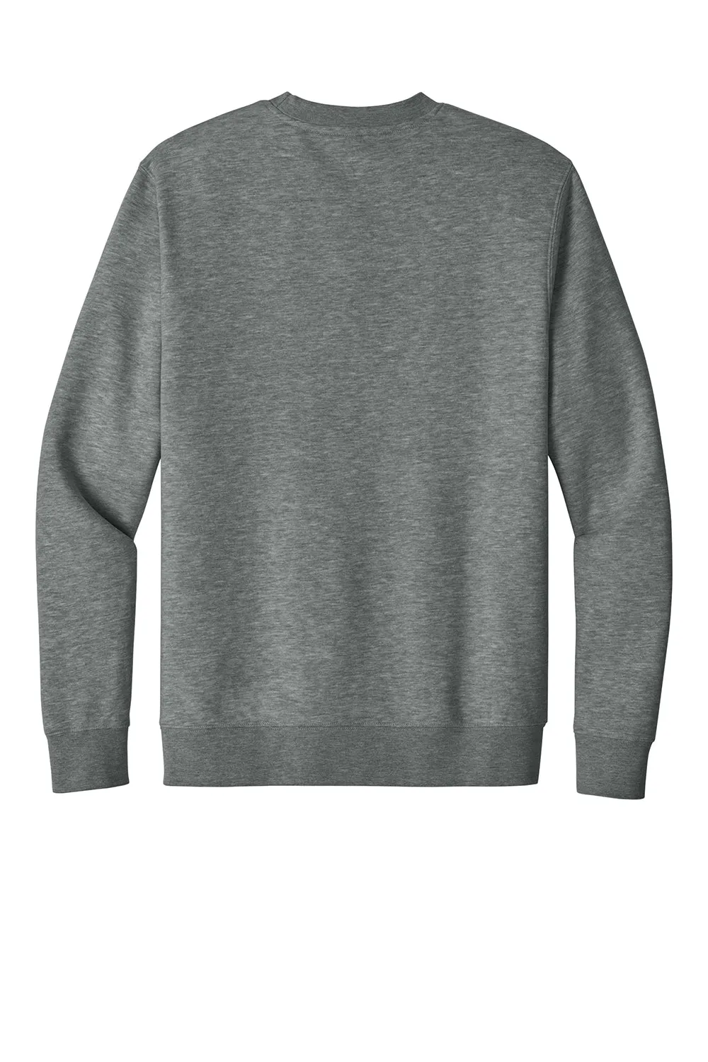 District Herren Fleece Pullover mit Rundhalsausschnitt - Grau Frost