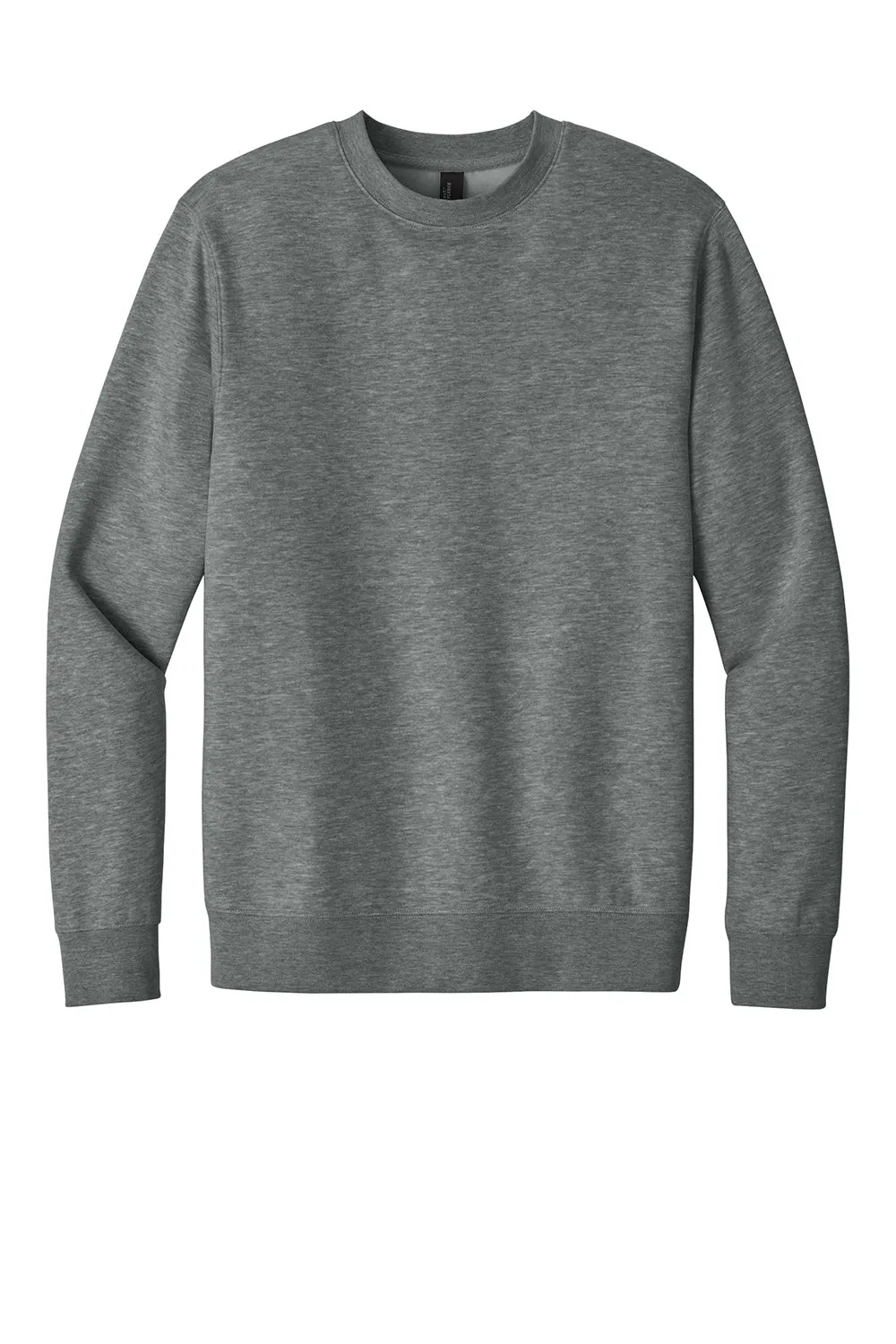 District Herren Fleece Pullover mit Rundhalsausschnitt - Grau Frost