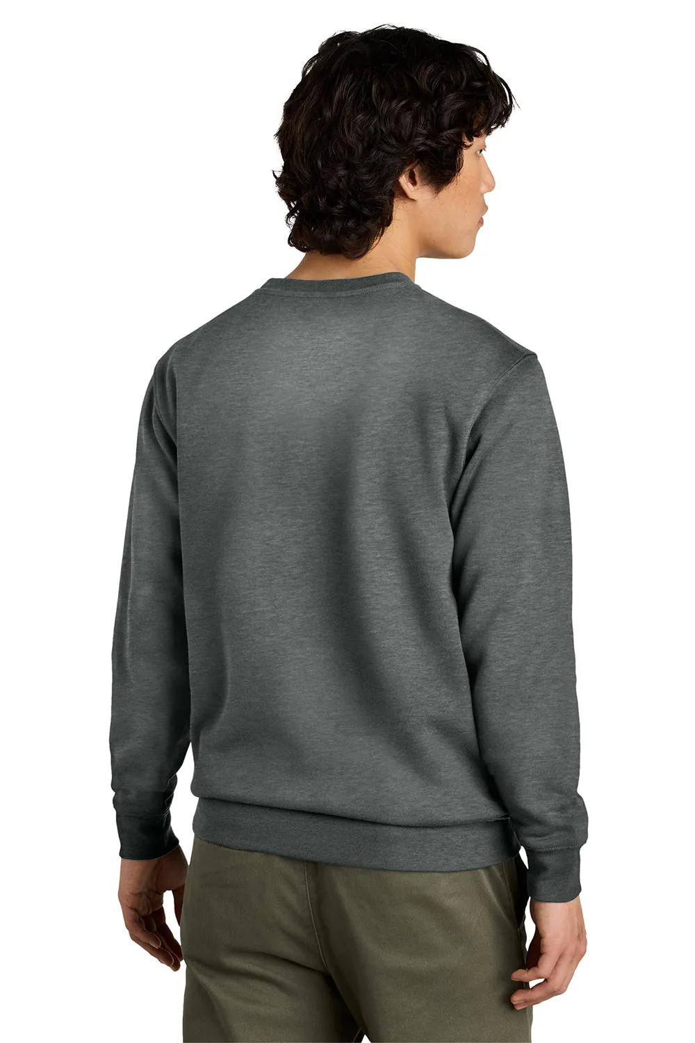 District Herren Fleece Pullover mit Rundhalsausschnitt - Grau Frost