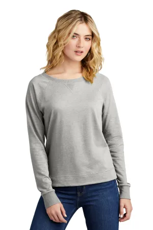District Damen French Terry Crewneck Sweatshirt - Heather Hellgrau