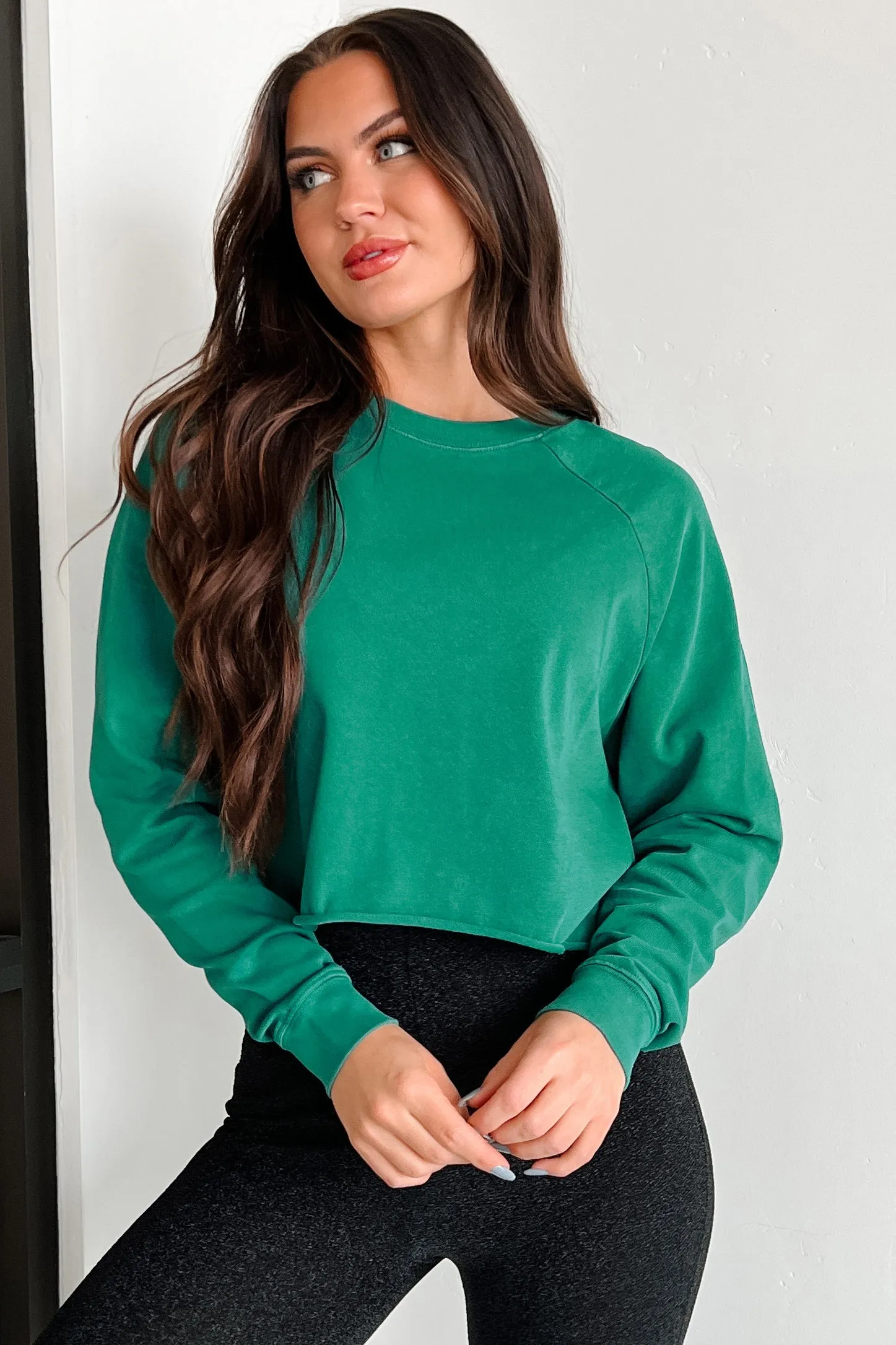 DOORBUSTER Marshall Raglan Langarm-Shirt (Kieferngrün)