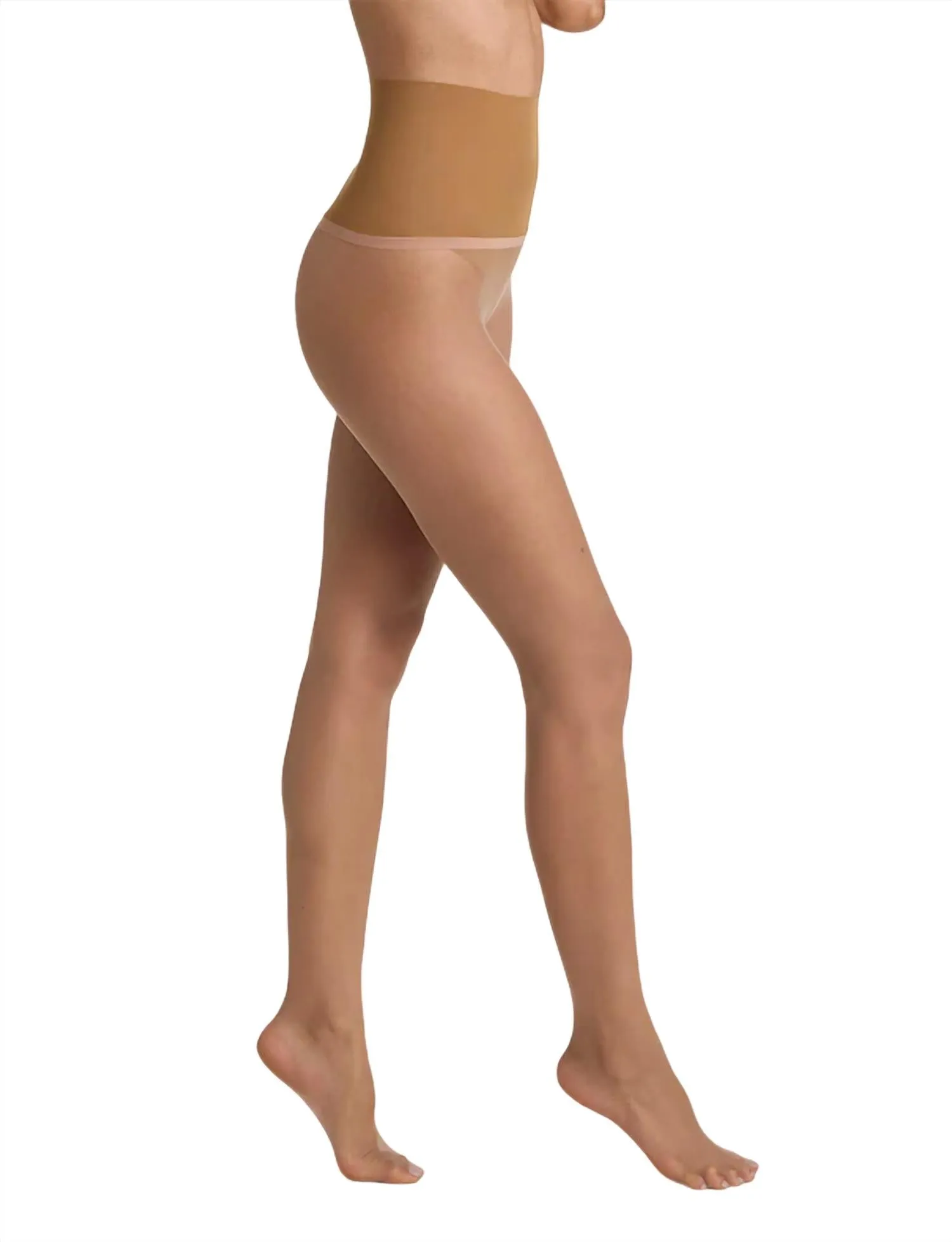 Essentielles Sheer Tight in Karamell