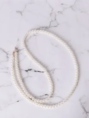 Faux Pearl Beaded Bag Charm