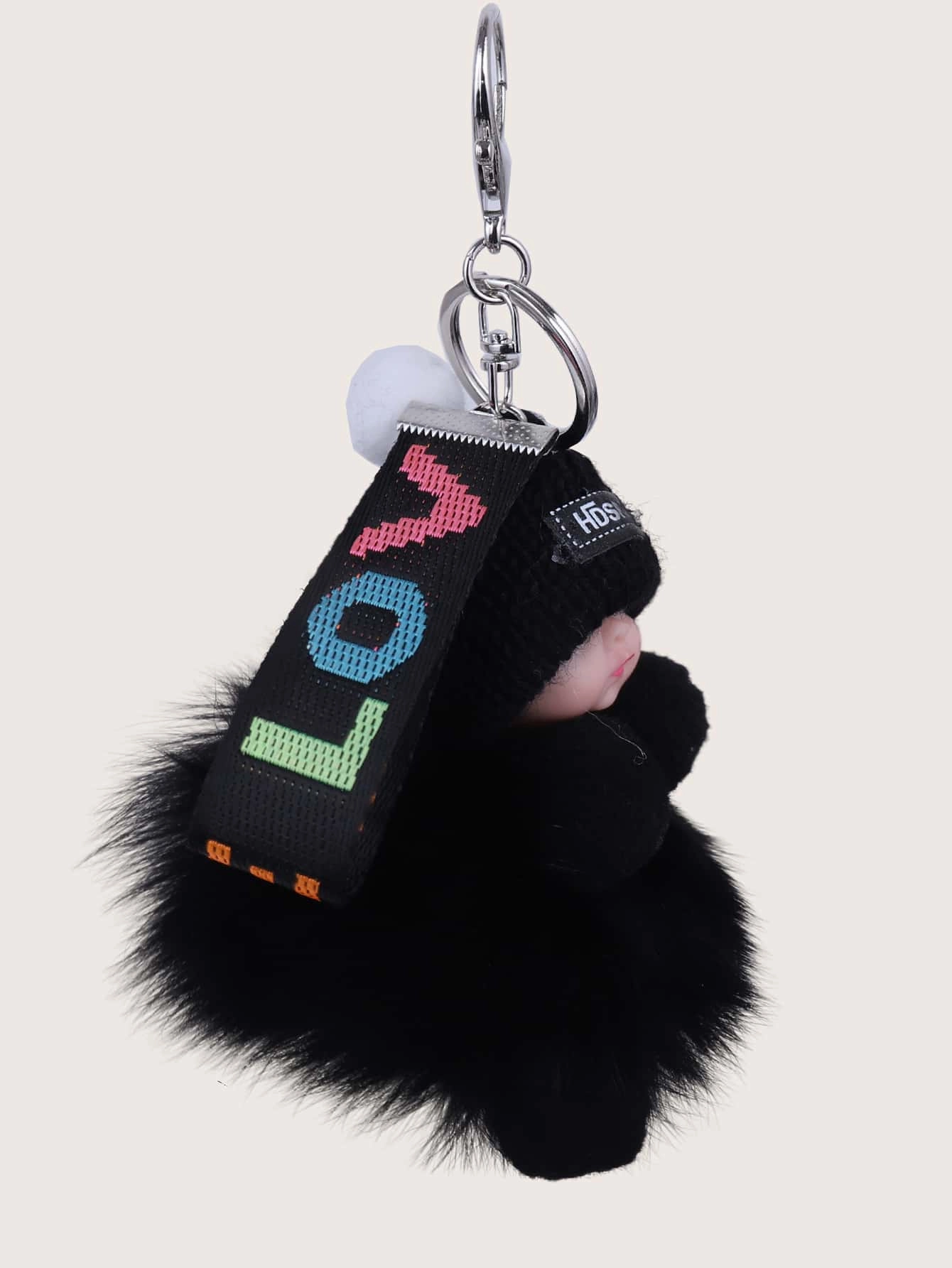 Figure Decor Fluffy Bag Charm