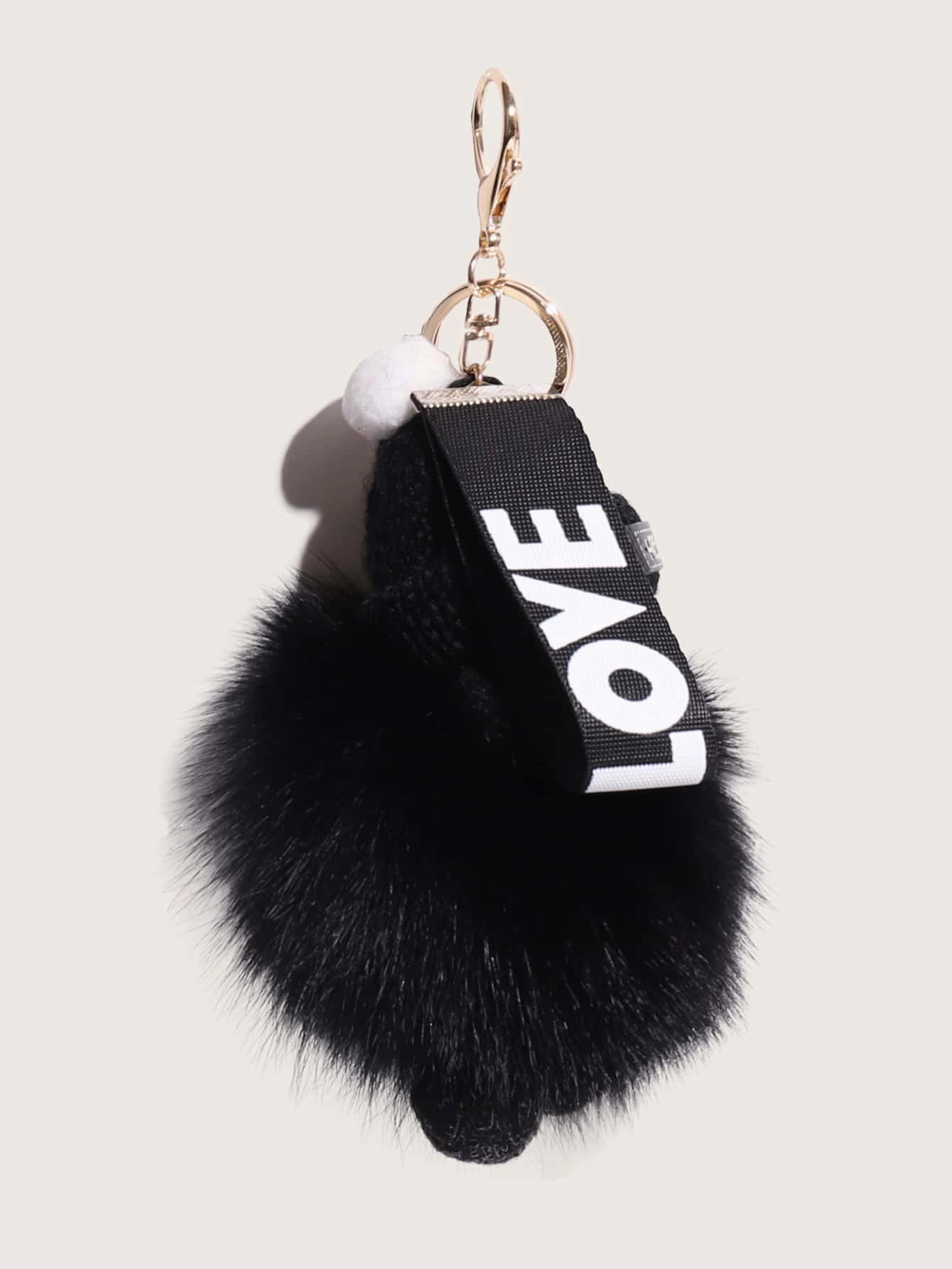 Figure Decor Fluffy Bag Charm