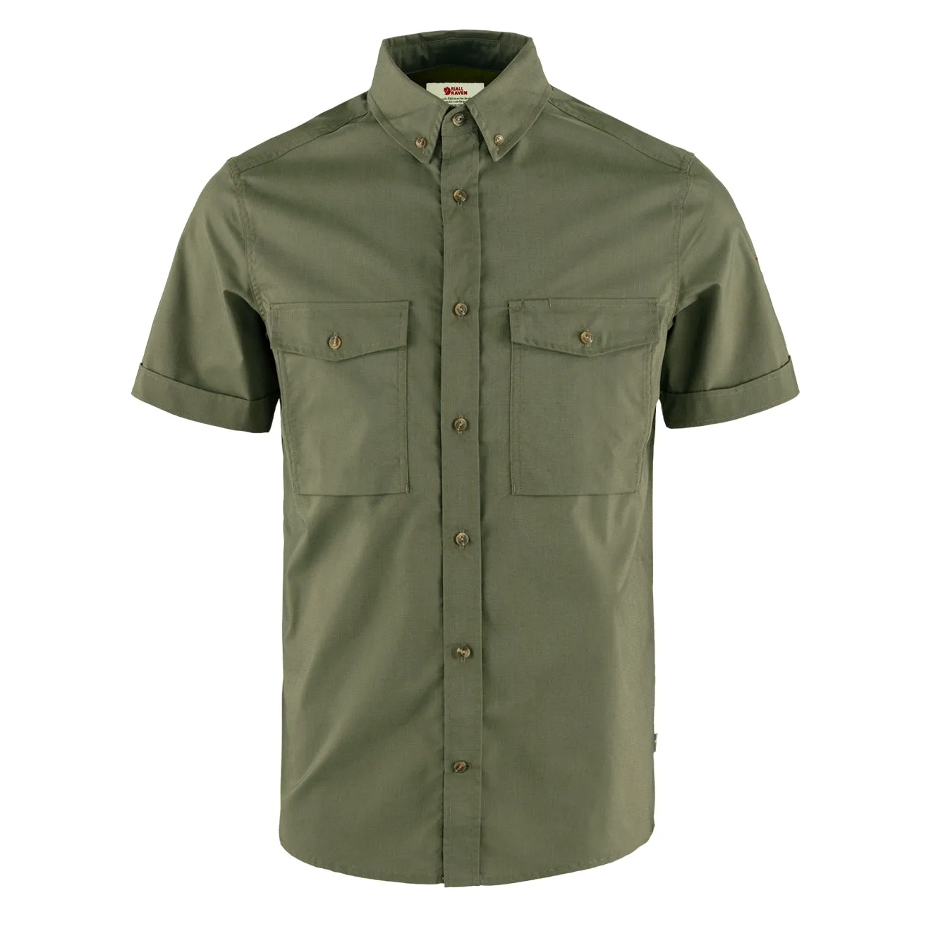 Fjallraven Ovik Air Stretch SS Shirt Lorbeergrün