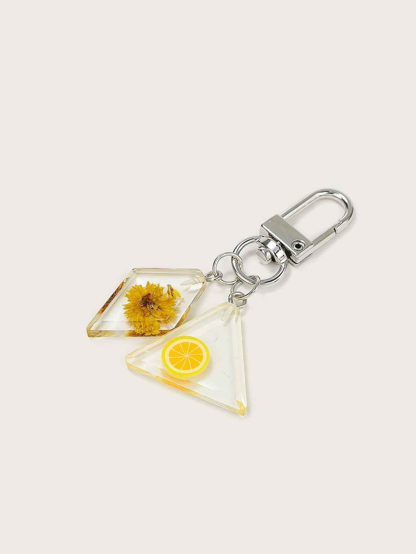 Flower & Fruit Embedded Bag Charm